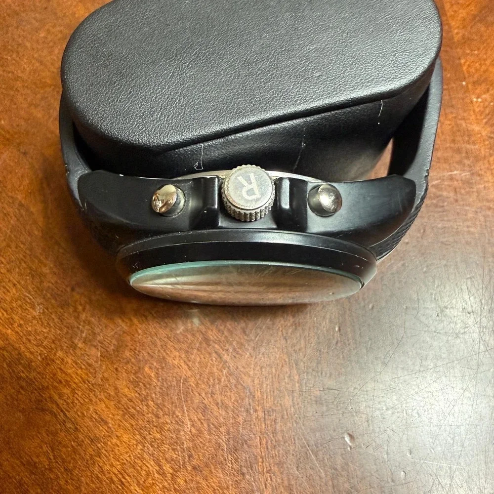 Kenneth Cole Reaction Mens Analog Digital Hybrid Watch Black Silicone Strap